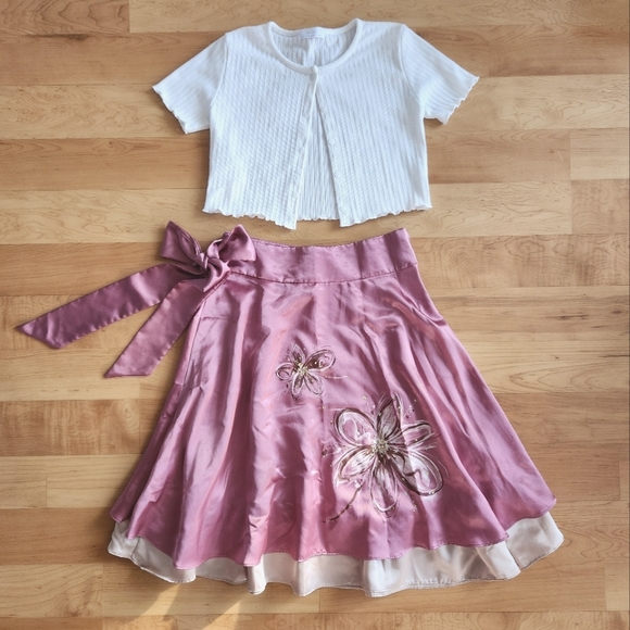 Oak + Fort baby tee cropped button up - Picture 6 of 6